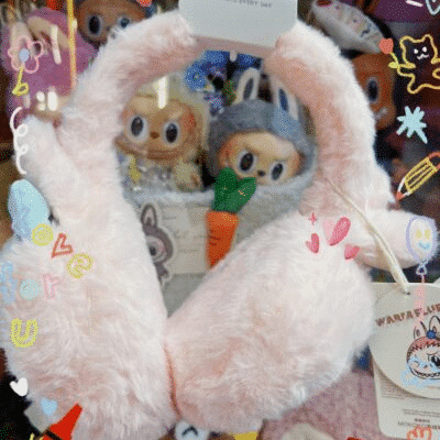 POPLAND Warm Fluffy Holiday Series - MOKOKO Plush Earmuffs