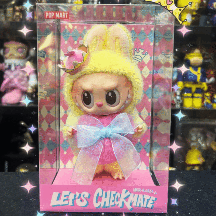 THE MONSTERS Let's Checkmate Series - Queen Vinyl Plush Hang Tag