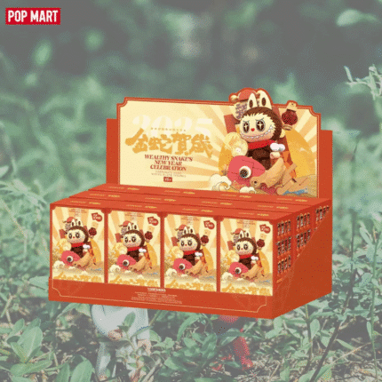 POP MART Golden Snake Blessings·New Year's Luck Series Building Kit (Sealed Case of 12 Blind Boxes | Chance for Hidden Edition)