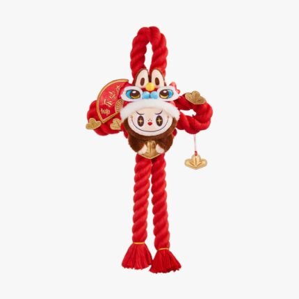 Wealthy Snake's New Year Celebration Series - Labubu Plush Door Decoration (Golden Snake Welcomes the Year)