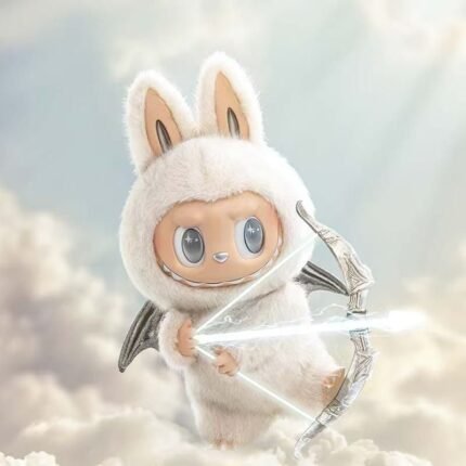 POP MART ZIMOMO LABUBU THE MONSTERS Angel in Clouds Vinyl Figure