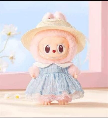 Popmart Popland Mokoko Labubu Summer Series 3rd Generation Blue Diamond - POP MART Theme Park Exclusive